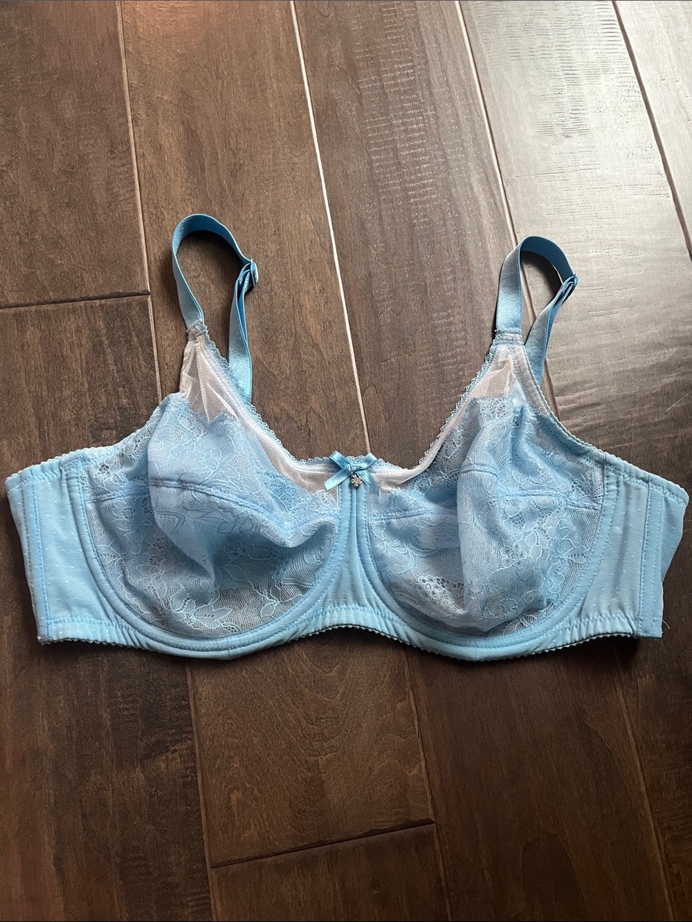 Wacoal Retro Chic Bra 40C light blue